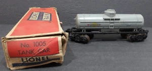 Lionel Trains Sunoco Tank Car No. 1005 W/Box O &O27 Gauge Train Car - Picture 1 of 12