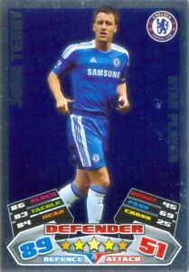 2011-2012 Match Attax Star Player Card No 78 - John Terry - Chelsea