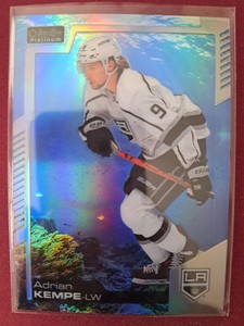 2020-21 Adrian Kempe /499 AQUAMARINE O-Pee-Chee Platinum #58 Los Angeles Kings