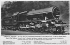 Royal Scot L.M.S. Railway Real Photograph postcard (1934)