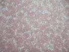 Smudge Faux Pink & White JOAN KESSLER Vintage Cotton Fabric 20" X 44" W NEW