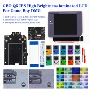 OSD Menú 3.1" Laminado FRM IPS Retroiluminación Pantalla LCD Kit Estuche Precortado Para GB DMG - Imagen 1 de 45