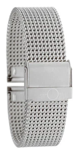 Eichmüller massives 20 mm BandOh Edelstahl Milanaise Uhren Armband silberfarbig - Bild 1 von 4