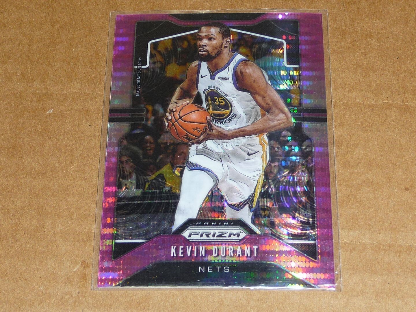 2019/20 Panini Prizm KEVIN DURANT PINK PULSAR NETS /42 K8586