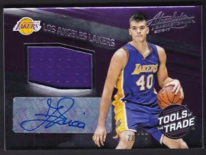 2016-17 Panini Absolute Tools Of The Trade Ivica Zubac #21 RC AUTO 28/49 - Picture 1 of 2