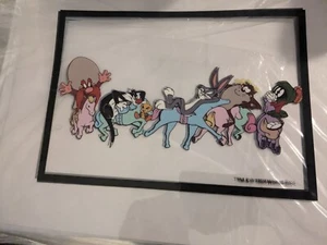 LOONEY TUNES ANAMATION SERICELS LE VINTAGE CARTOON TINY TOONS ART 11 x 14 FRAME - Picture 1 of 1