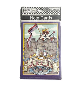 Mary Engelbreit Blank Note Cards The Queen of Everything Castle Pack of 8 - Picture 1 of 5