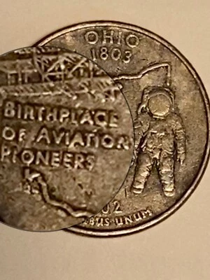 Ohio 2002 P Error Improperly Annealed BLACK BEAUTY with DDO & DDR Very Unique! - Image 1 of 4