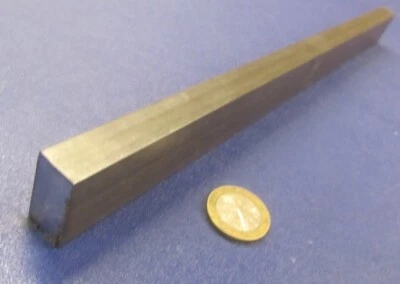 Barra de acero de aleación 4140, 1/2" de grosor x 1,00" de ancho x 12" de largo Foto 1 de 4