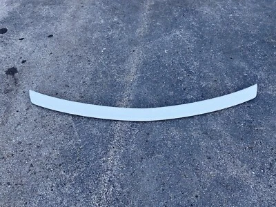 08-14 Mercedes W204 C250 C300 C63 AMG Sedan Trunk Lid Spoiler Lip White - Image 1 of 4