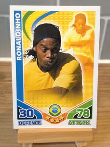TOPPS MATCH ATTAX WORLD CUP 2010 RONALDINHO BRAZIL (Legend)