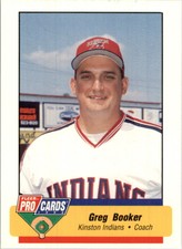 1994 Kinston Indians Fleer/ProCards #2661 Greg Booker CO
