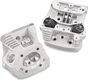 S & S Cycle Natural Super Stock EVO Cylinder Heads 90-1004 - Picture 1 of 1