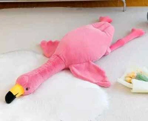 Pink Flamingo Bird 35" Pillow Stuffed Animal Plush Toys Toddler Doll Kids Gifts - Picture 1 of 8