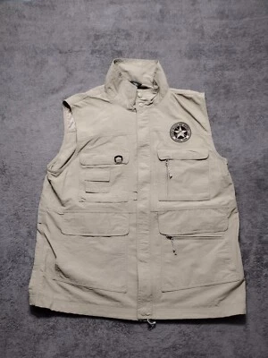 Fieldline Hunting Vest Mens Large Pockets Full Zip Austin Woods and Waters Club - Image 1 of 4