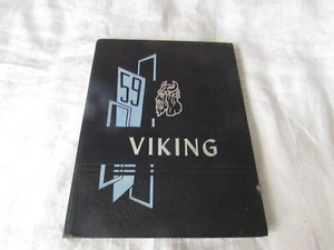 1959 Bronson High School MI YEARBOOK Viking year book class record 7-12 grades - Picture 1 of 11