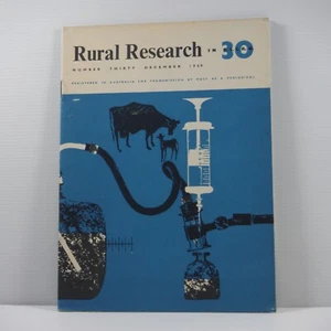 Rural Research in CSIRO 30 Dec 1959 Cattle Sheep Insects Fluke Snails soil - Picture 1 of 4