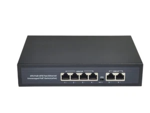 10/100/Mbps 4-Port + 2-Port POE Powered Switch For Small Area Networks - Afbeelding 1 van 6