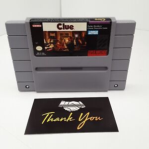 Clue (Super Nintendo SNES) Cartridge Only Cleaned & Tested