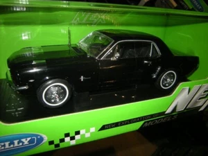 1:18 Welly Ford Mustang Coupe 1964-1/2 black/negro en embalaje original - Imagen 1 de 1