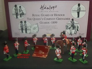 JUEGO DE SOLDADOS DE JUGUETE DE LA GUARDIA REAL DE HONOR GUARDIA DE GRANADEROS BRITÁNICOS 00105 HAMLEYS - Imagen 1 de 1