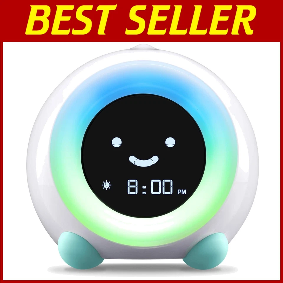 Reloj despertador y entrenador de sueño para niños Mella - azul ártico Foto 1 de 4
