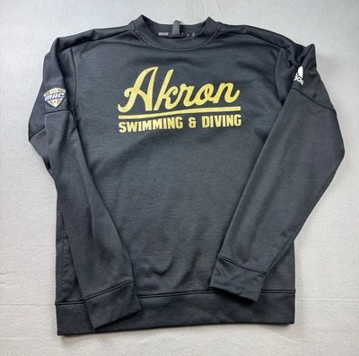 Sudadera Akron Natación Adidas Pullover Mediana Negra Cuello Redondo Emitida por el Equipo Foto 1 de 4