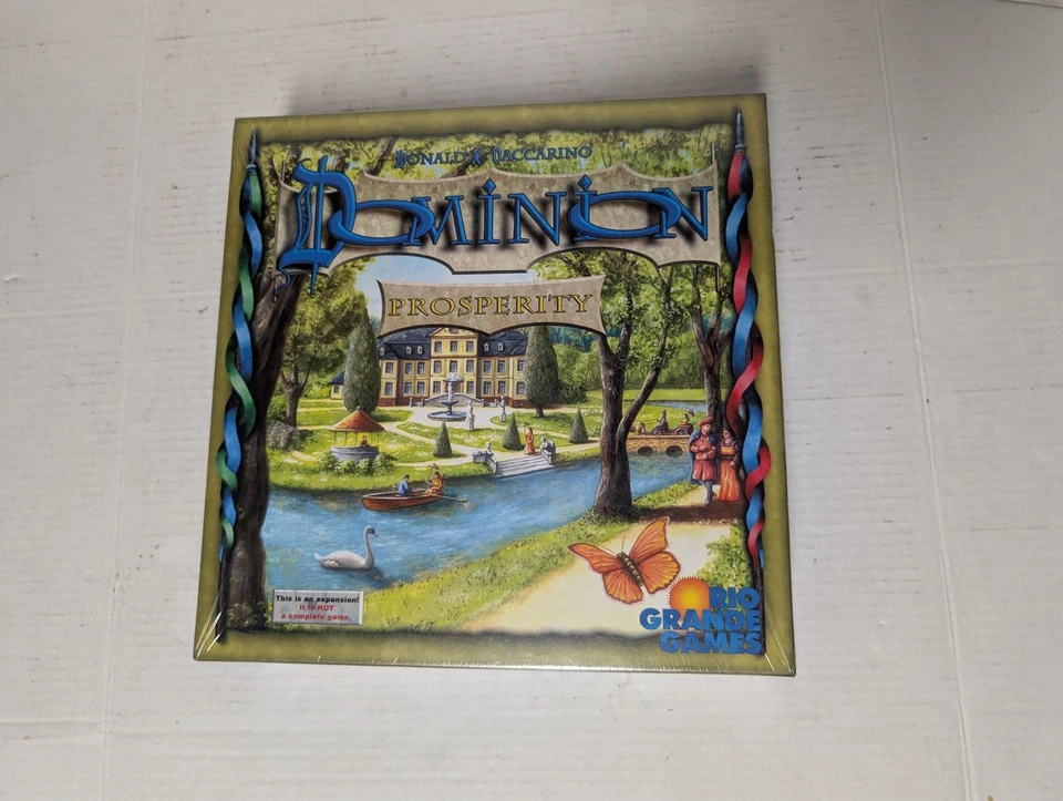 Rio Grande Games Dominion Prosperity jogo de tabuleiro expansão lacrado nova estratégia - Imagem 1 de 4