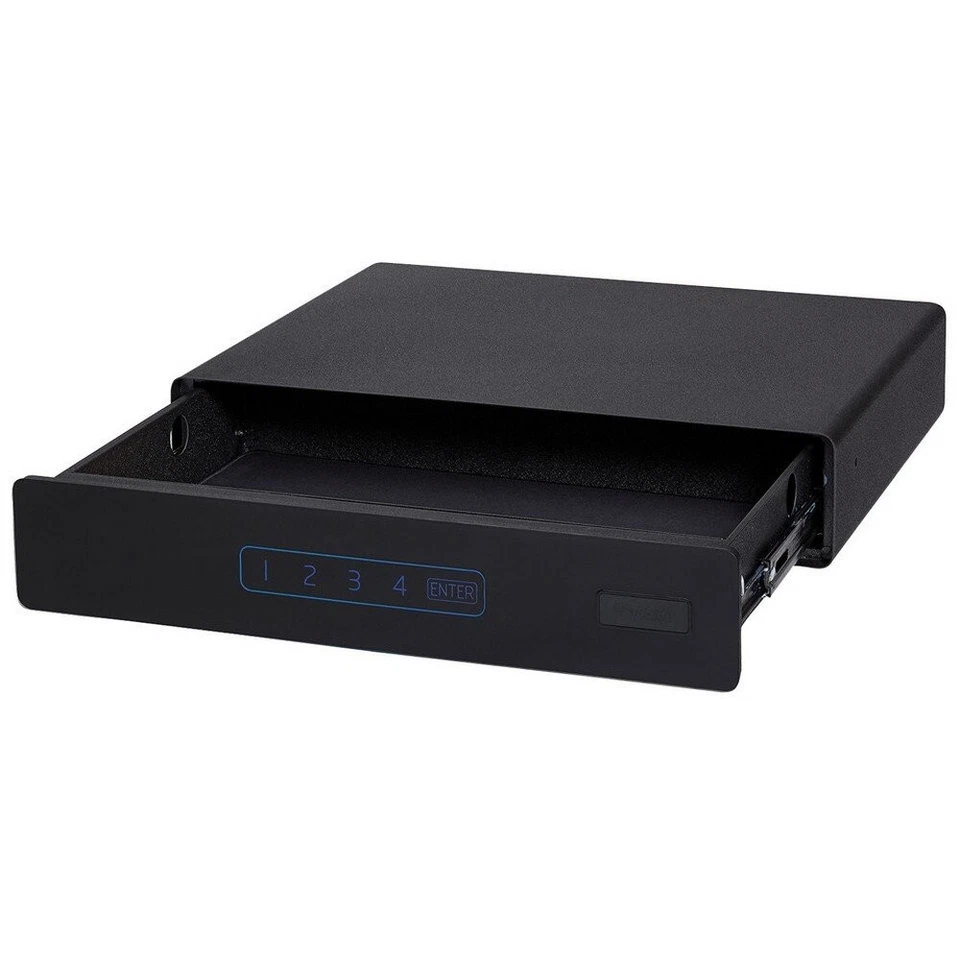 Snapsafe Specialty debajo de la cama acceso medio CodeKey entrada caja fuerte negra - 75402 Foto 1 de 1