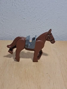Lego Señor de los Anillos Hobbit Caballo Marrón Piernas Movibles - Imagen 1 de 6