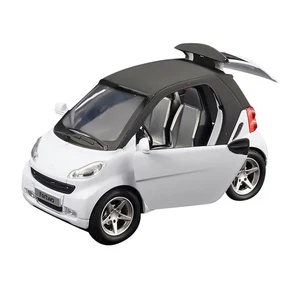 White 1:32 Pull-Back Model Car Metal Diecast Toy Vehicle Sound Light Kids Gift D - Picture 1 of 5