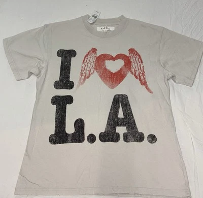 NUEVO CON ETIQUETAS Camiseta Pacsun I LOVE LA Talla Mediana Foto 1 de 4