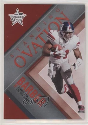 2007 Leaf Rookies & Stars Standing Ovation Red /1000 Tiki Barber #SO-1 - Image 1 of 2