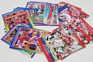 New England Patriots 1990 Score - Pro Set 22 LOT NFL Football Cards - Picture 1 of 14