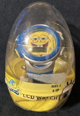 Reloj LCD Nickelodeon Bob Esponja Pantalones Cuadrados nunca abierto.  Foto 1 de 4