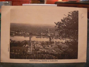 cpa 07 serrieres sur rhone et sablons - Imagen 1 de 1