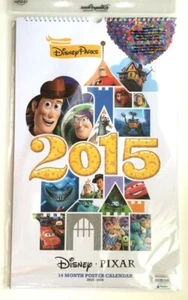 New Disney Parks 2015-2016 Disney Pixar 14 Month Poster Calendar - Picture 1 of 4