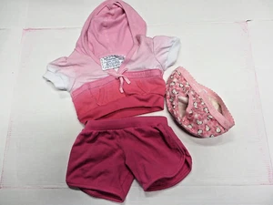 Build A Bear BABW Hello Kitty underwear cute pink hoodie and shorts outfit - Picture 1 of 4
