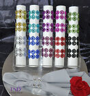 20/50/100-PACK FLOWER RHINESTONE DIAMOND CRYSTAL MESH NAPKIN RINGS HOLDERS