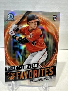 2021 Bowman Chrome Refractor Rookie Of The Year RRY-RM Ryan Mountcastle - Picture 1 of 2