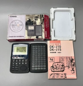 Vintage RARE Casio DK-J10 Cremona Dictel Electronic Japanese Translator Japan - Picture 1 of 13