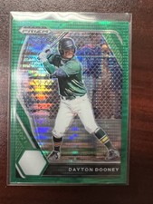 2021 Panini Prizm Draft Picks Baseball Dayton Dooney PDP169 Green Pulsar RC