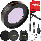 Opteka 10x Macro Lens for Canon EOS 7D, 6D, 5D with 24-105mm 4L IS USM Lens 77mm