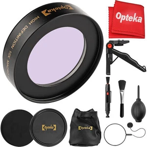 Opteka 10x Macro Lens for Canon EOS 7D, 6D, 5D with 24-105mm 4L IS USM Lens 77mm - Picture 1 of 10