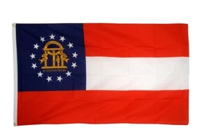 Fahne USA Georgia Flagge amerikanische Hissflagge 90x150cm - Bild 1 von 1