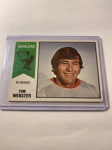 TOM WEBSTER 1974-75 O-PEE-CHEE WHA # 8 WHALERS - Bild 1 von 2