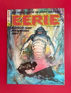 EERIE #3 (VF) FRANK FRAZETTA portada revista Warren 1966 ARCHIE GOODWIN CREEPY - Imagen 1 de 6