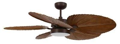 Energy saving Ceiling Fan Remote Control Fan LED Lamp Bali Bronze 132 CM - Image 1 of 3