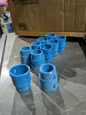 10x Carlon Quick Connect Adapter Snap-In 3/4 In A253E ENT Blue Smurf - Image 1 of 3