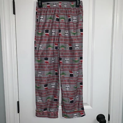 NUEVO CON ETIQUETAS Niños Star Wars Vacaciones Navidad Pijama Pantalones para Dormir Talla M 8/10 Foto 1 de 2